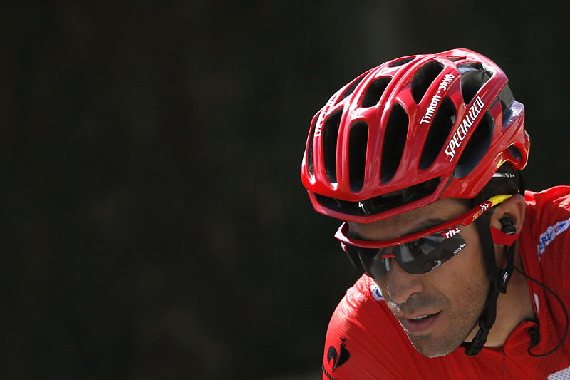 Favorit Alberto Contador vyhrál předposlední etapu Vuelty.
