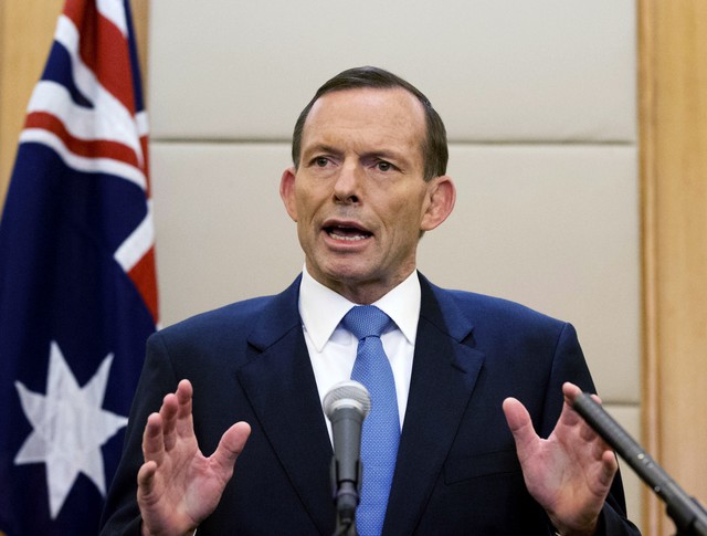 Australský premiér Tony Abbott.