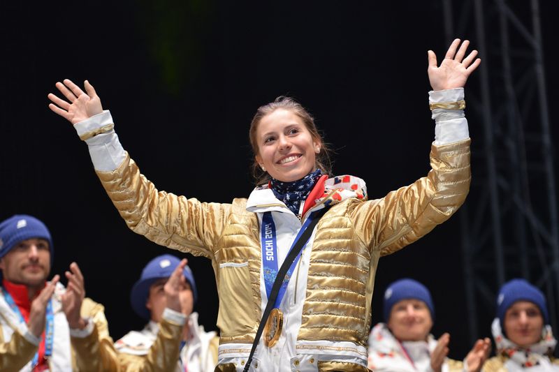 Zlatá olympijská medailistka Eva Samková.