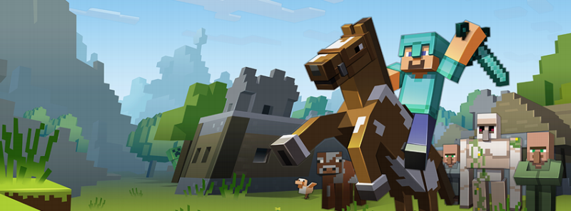 Oblíbená hra Minecraft vyvíjená firmou Mojang. Oblíbená hra Minecraft vyvíjená firmou Mojang.