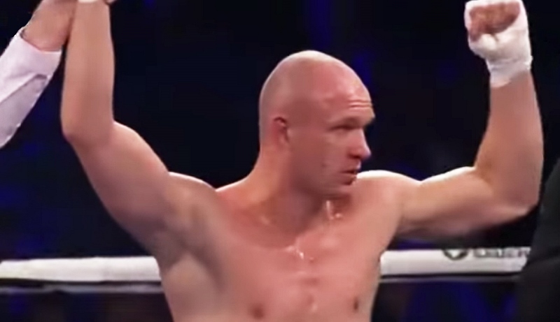 Ukrajinský boxer Jevgenij Machenkov z Médea Boxing Teamu.