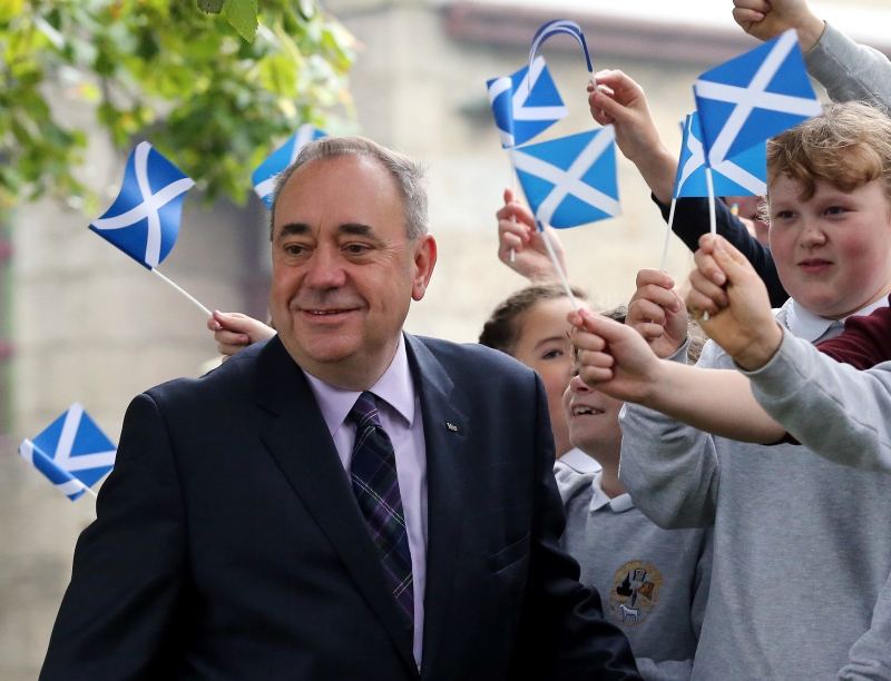 Skotský první minsur Salmond - vášnivý a uznávaný zastánce nezávislosti.