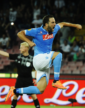 Gonzalo Higuaín z Neapole.
