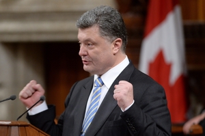 Porošenko opět tvrdí, že na něj Putin pouštěl hrůzu.