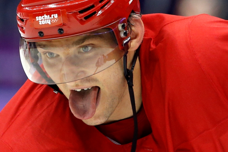 Alexander Ovečkin, nejlepší střelec uplynulé sezony NHL - 51 gólů.