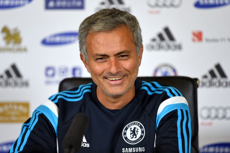 Trenér José Mourinho. 