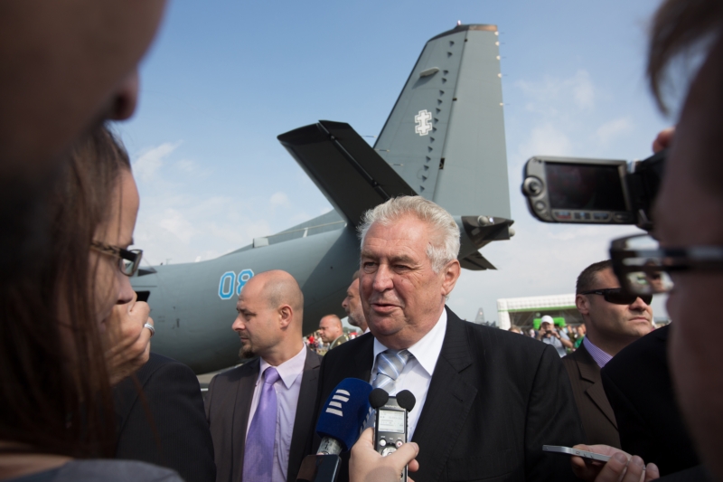 Prezident Miloš Zeman na Dnech NATO.