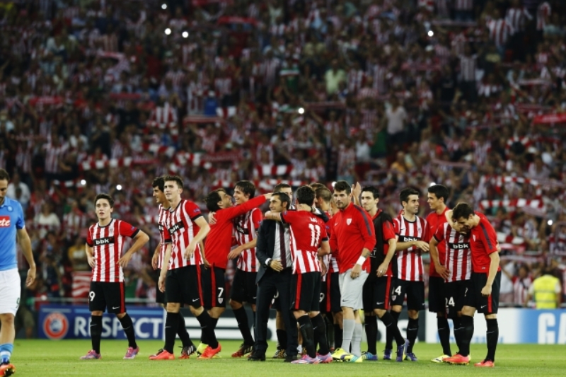 Fotbalisté Athletic Bilbao.