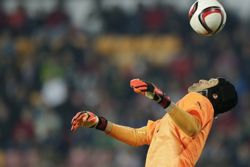 Gólman Petr Čech.