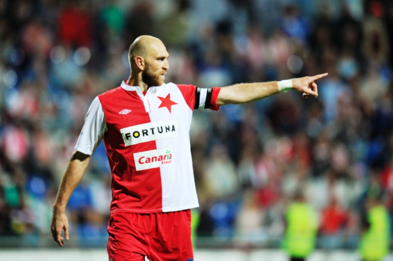 Kapitán pražské Slavie Martin Latka.