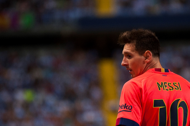Lionel Messi se trefil za Barcelonu dvakrát.