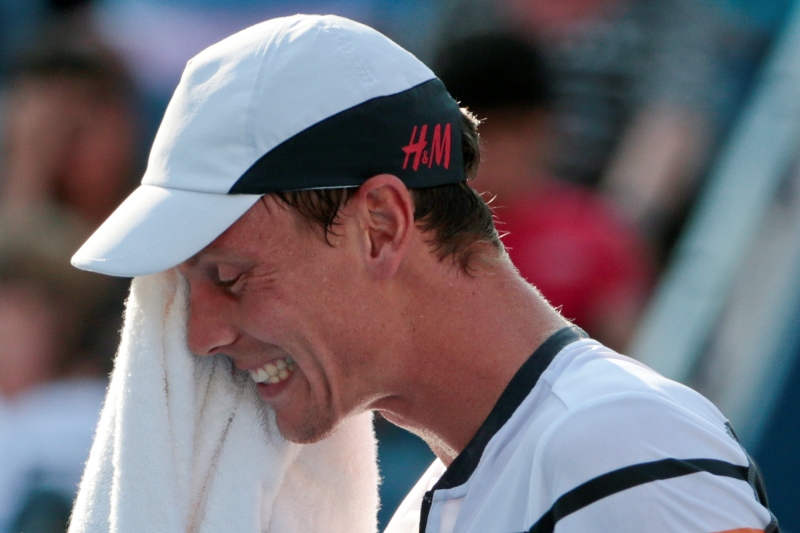 Tenista Tomáš Berdych vstoupil úspěšně do turnaje v Pekingu. 