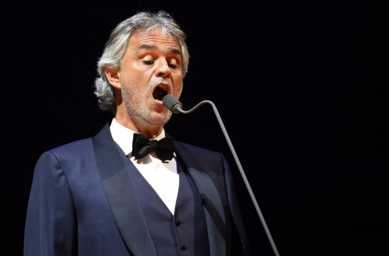 Andrea Bocelli vystoupí v Praze.