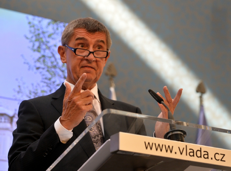 Ministr financí Andrej Babiš (ANO).