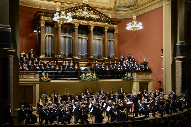 Dvořákova síň v Rudolfinu.