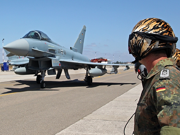 Eurofighter německé luftwaffe.