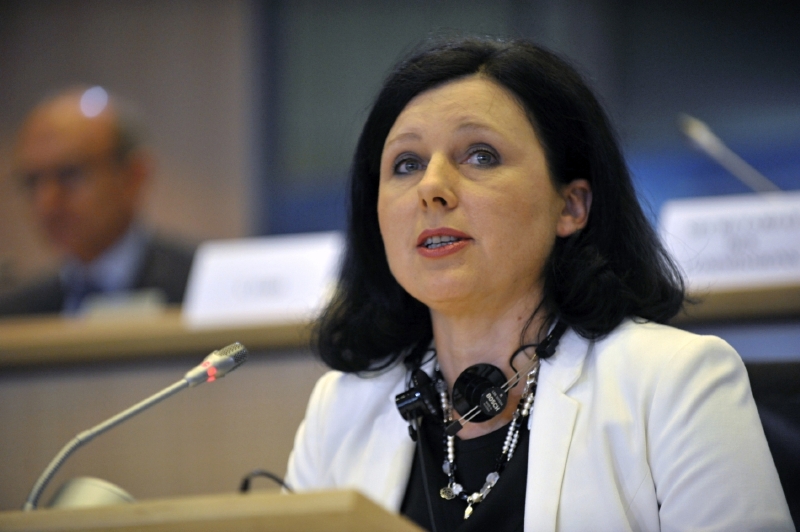 Věra Jourová během "grilování" v Evropském parlamentu.