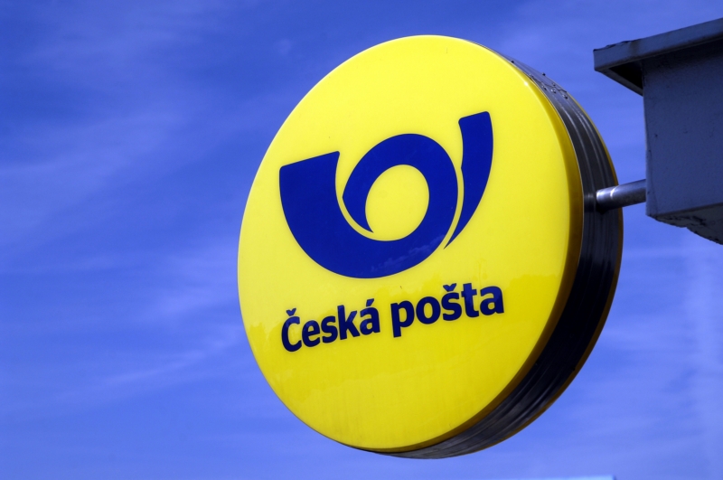 Logo České pošty.