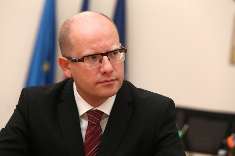 Premiér Bohuslav Sobotka.