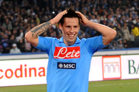 Slovenský záložník Neapole Marek Hamšík.