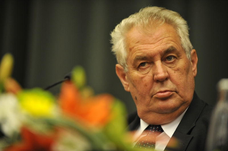 Prezident Miloš Zeman.