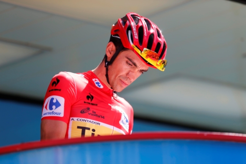 Španělský cyklistika Alberto Contador.