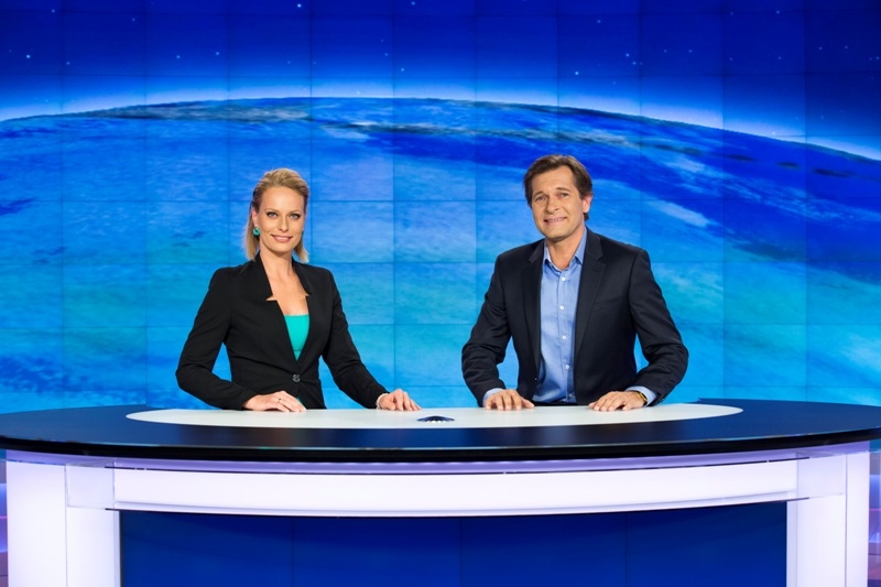 Kristina Kloubková a Martin Pouva je novou moderátorskou dvojicí Televizních novin. 