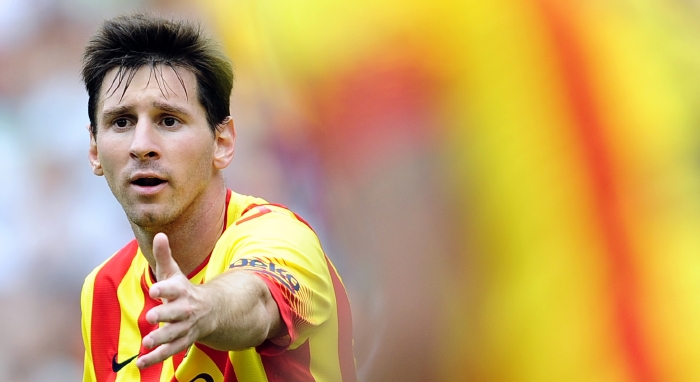Hvězdný fotbalista Lionel Messi, opora Barcelony.