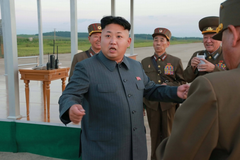 Místo výskytu Kim Čong-una veřejnost nezná (foto z 28. srpna 2014).