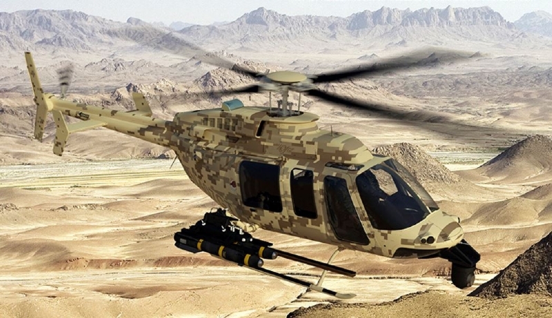 Vrtulník Bell 407.