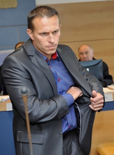 Obžalovaný Martin Svoboda.