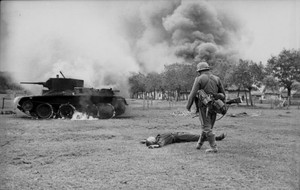 Operace Barbarossa - přepadení SSSR Německem.
