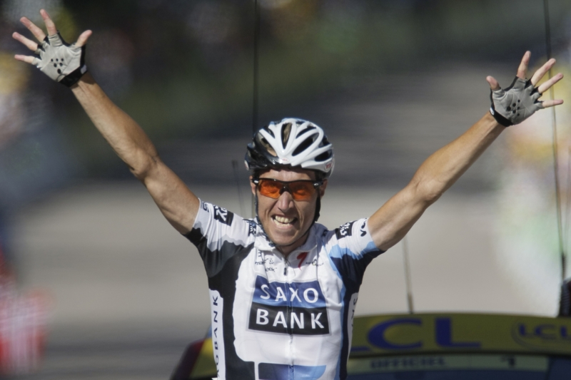 Cyklista Nicki Sörensen.