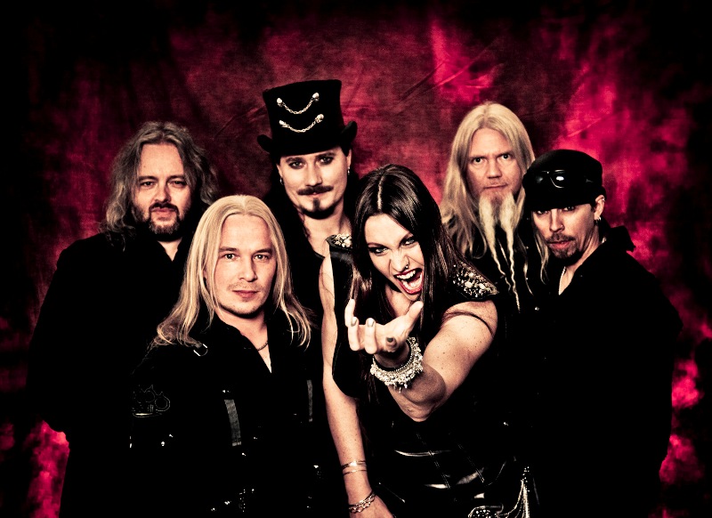 Nightwish s novou zpěvačkou Floor Jansenovou.