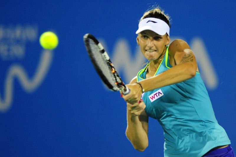 Karolína Plíšková se probojovala do čtvrtfinále na okruhu WTA letos už podeváté. Karolína Plíšková se probojovala do čtvrtfinále na okruhu WTA letos už podeváté.