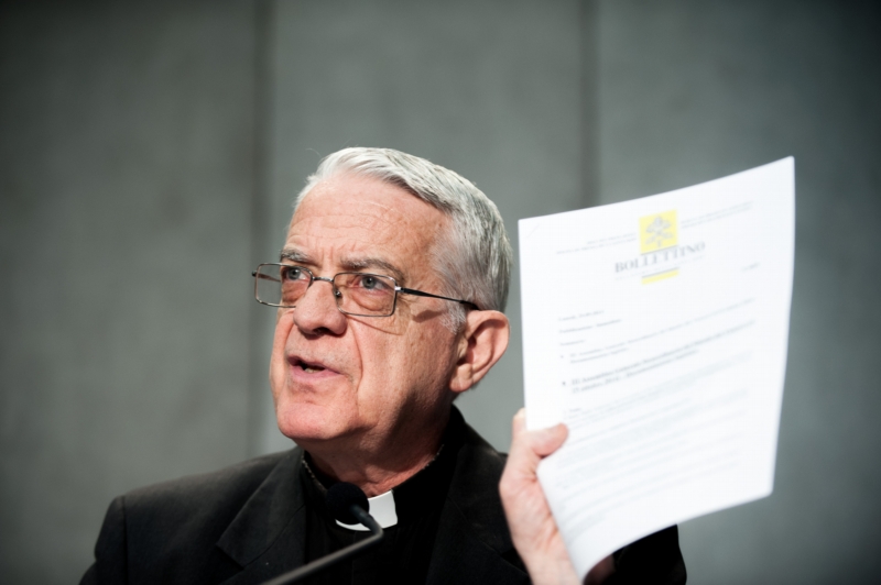 Vatikánský mluvčí Federico Lombardi.