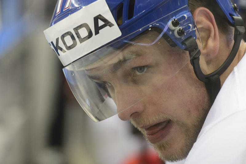 Reprezentant Vladimír Sobotka ukončil v KHL čekání na gól.