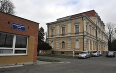 Psychiatrická léčebna Opava.