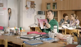 Ivan Trojan v reklamě spoelčnosti T-Mobile.