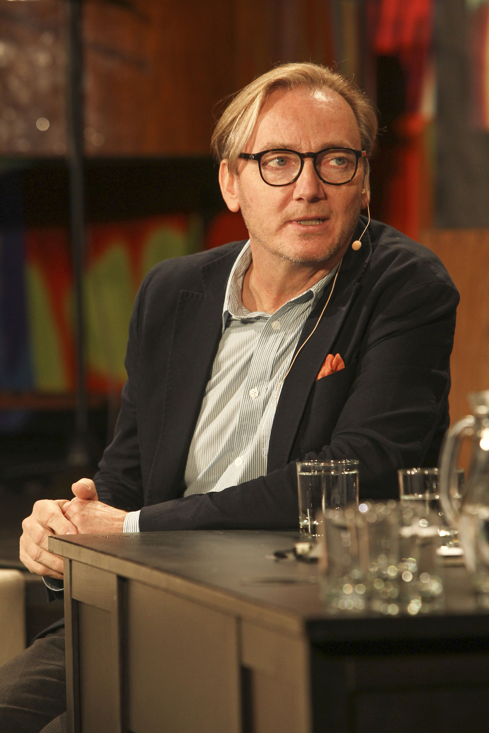 Ondřej Havelka v talkshow Honzy Dědka. Ondřej Havelka v talkshow Honzy Dědka.