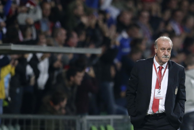 Trenér Španělska Vicente Del Bosque.