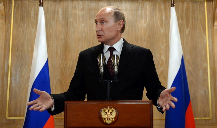 Ruský prezident Vladimir Putin. Ruský prezident Vladimir Putin.