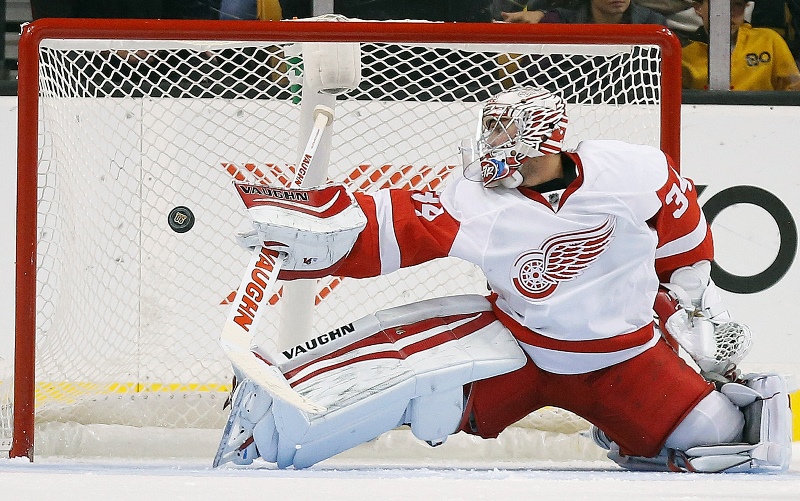 Hokejový brankář Petr Mrázek se vrátil z Detroitu na farmu do Grand Rapids do nižší AHL. Hokejový brankář Petr Mrázek se vrátil z Detroitu na farmu do Grand Rapids do nižší AHL.