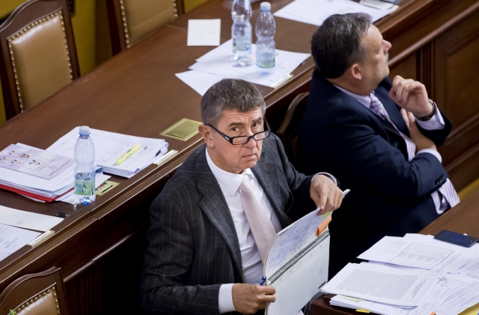 Ministr financí Andrej Babiš (ANO).