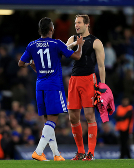 Petr Čech si návrat do branky Chelsea užil.
