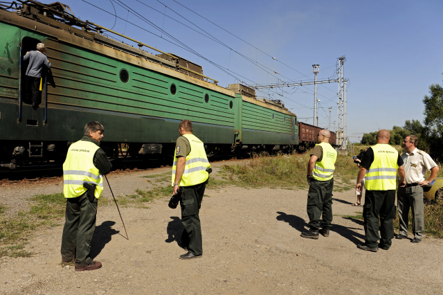 Kontrola na ukrajinské hranici. Kontrola na ukrajinské hranici.