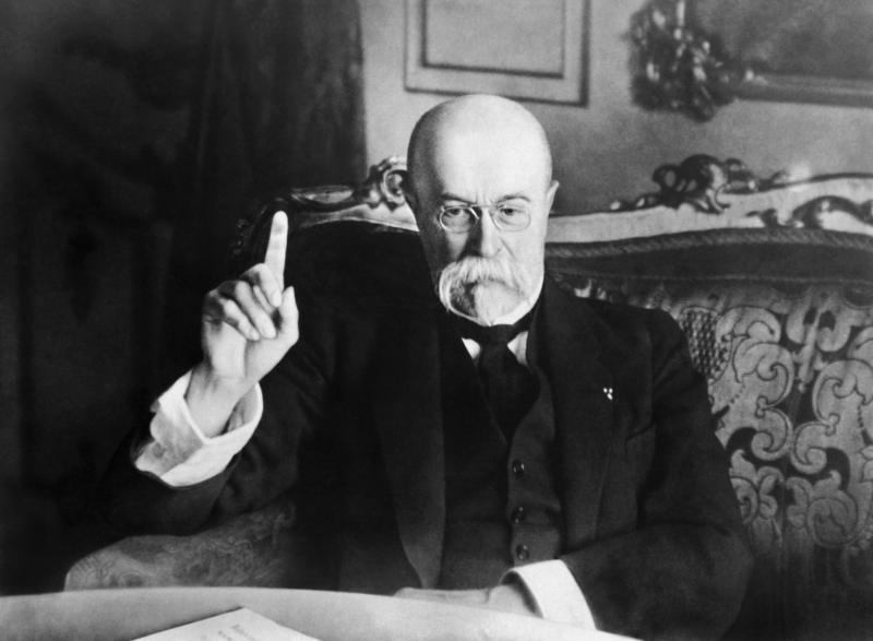Tomáš Garrigue Masaryk na archivním snímku.