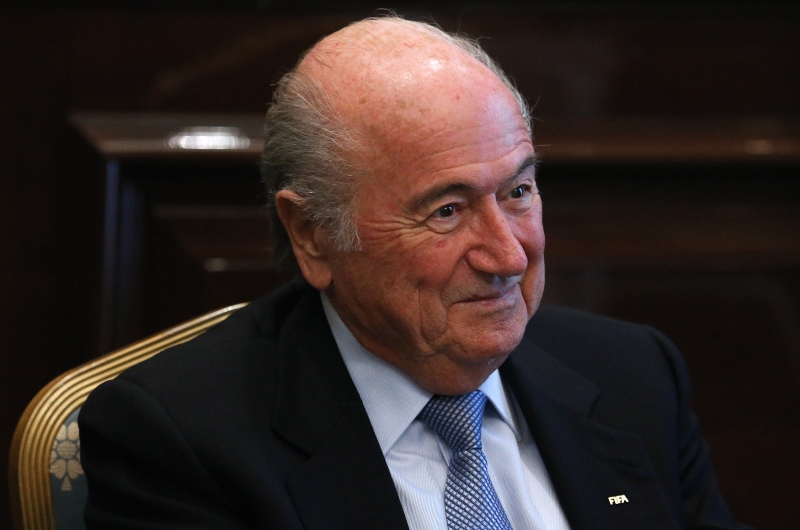 Předseda FIFA Sepp Blatter. Předseda FIFA Sepp Blatter.