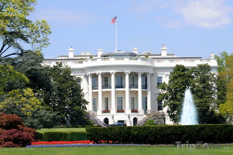 Bílý dům, sídlo prezidenta USA.