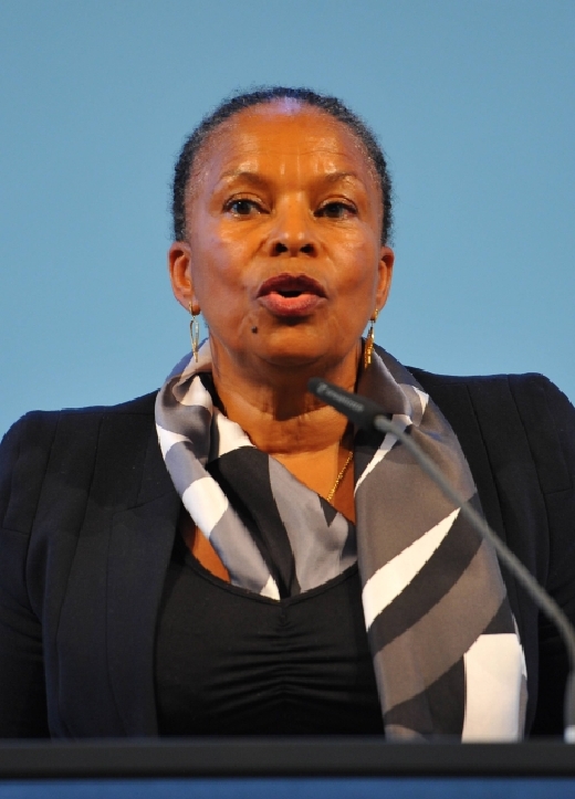 Ministryně spravedlnosti Christiane Taubiraová.